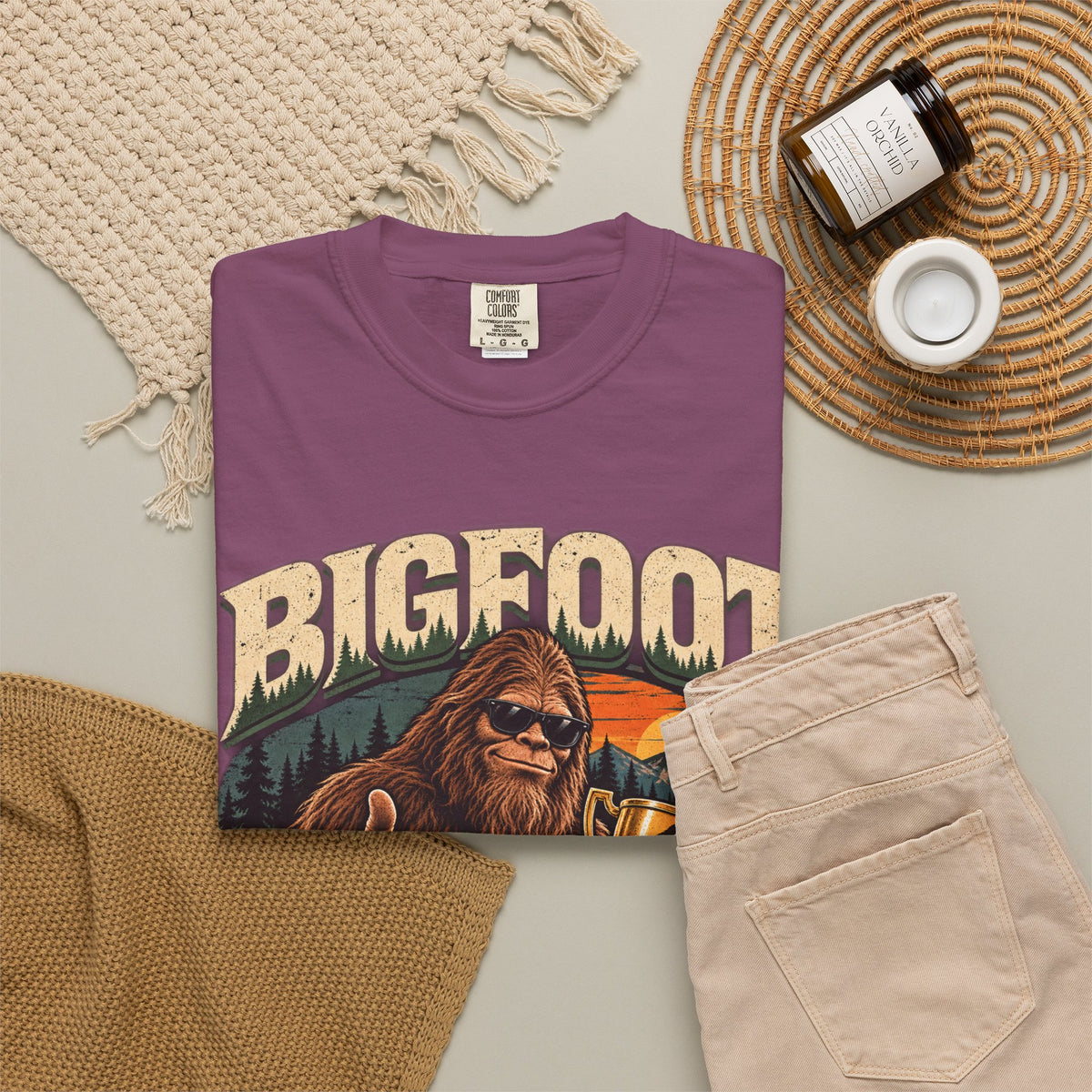 Bigfoot: Undefeated Hide-and-Seek Champion – Funny Sasquatch T-Shirt