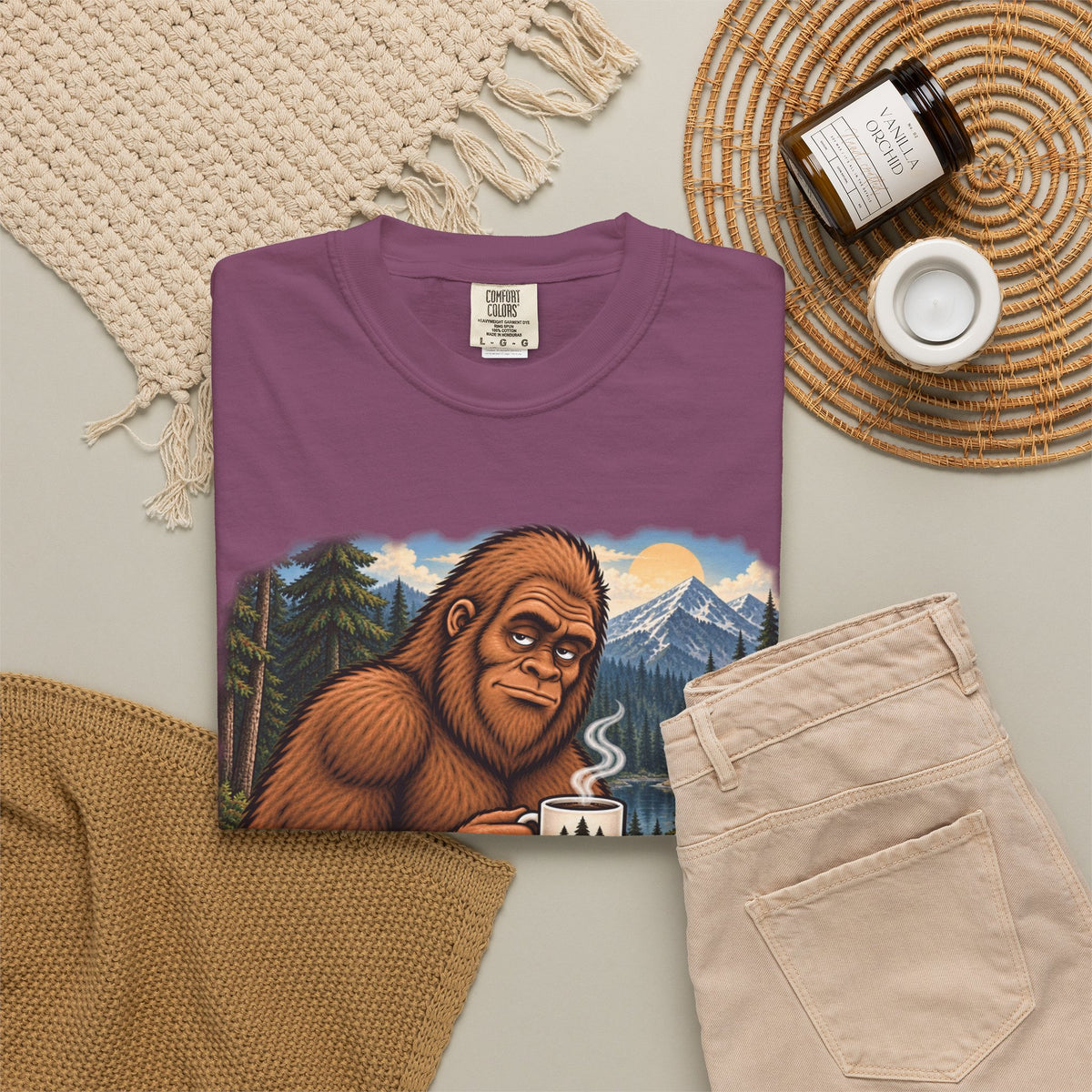 Without Coffee I'm a Little Hard to Find – Funny Bigfoot T-Shirt