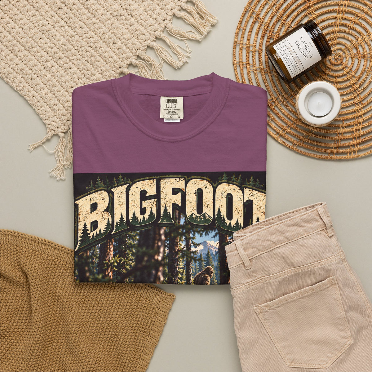 Bigfoot Woodland Graphic T-Shirt — "Terrible View. Would Not Recommend."