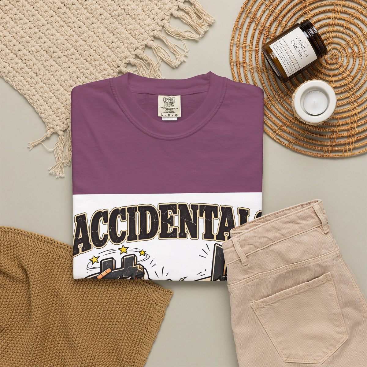 Accidentals Happen T-Shirt — Music Note Cartoon Graphic Tee