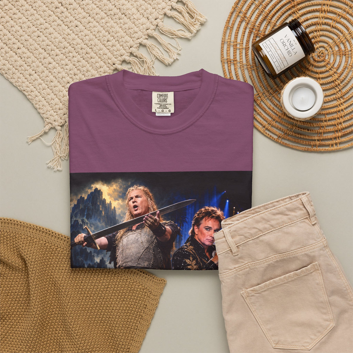 Siegfried & Roy – Funny Celebrity Mashup T-Shirt