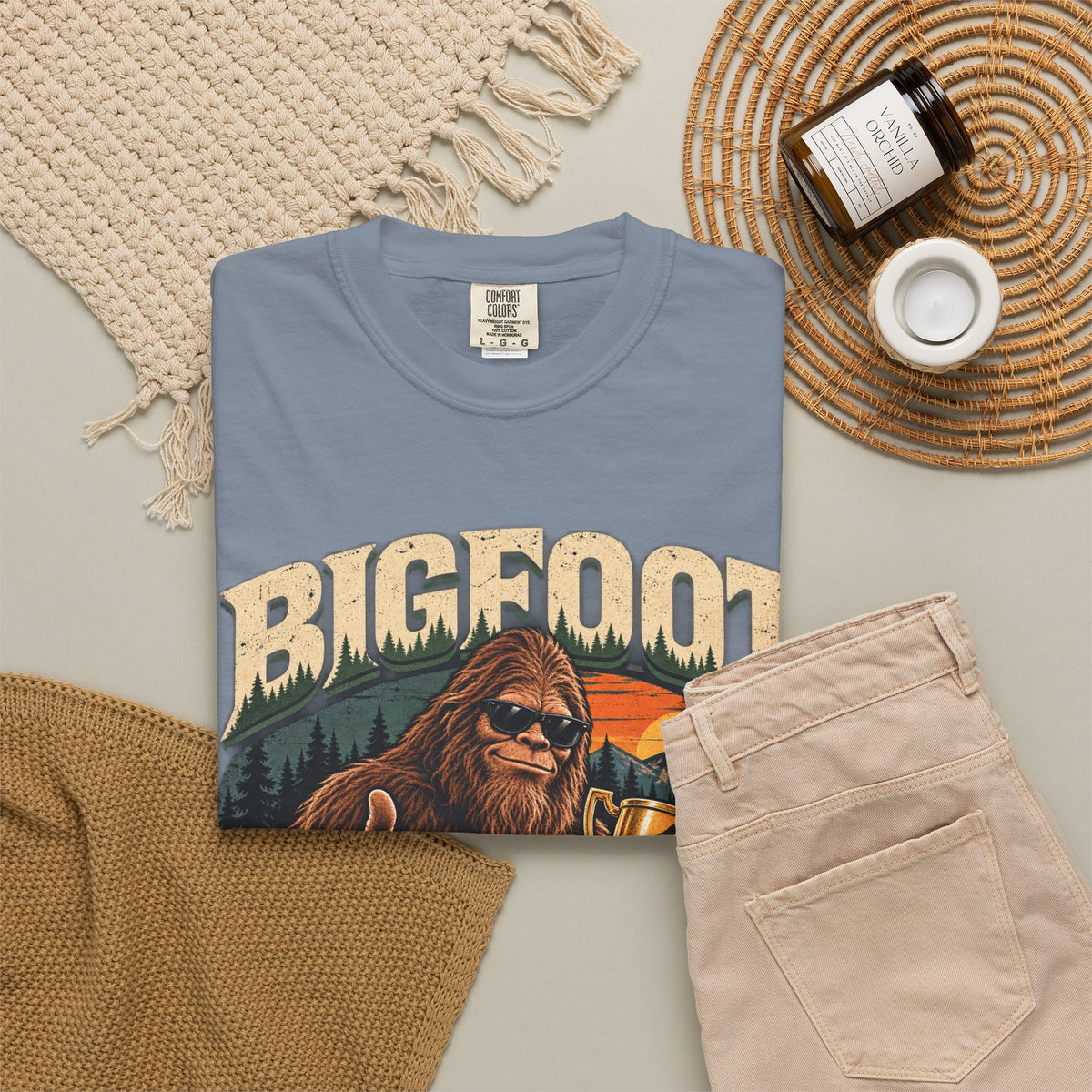 Bigfoot: Undefeated Hide-and-Seek Champion – Funny Sasquatch T-Shirt