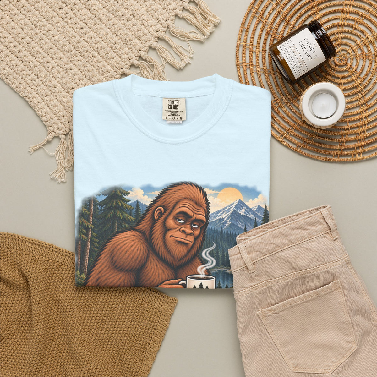 Without Coffee I'm a Little Hard to Find – Funny Bigfoot T-Shirt