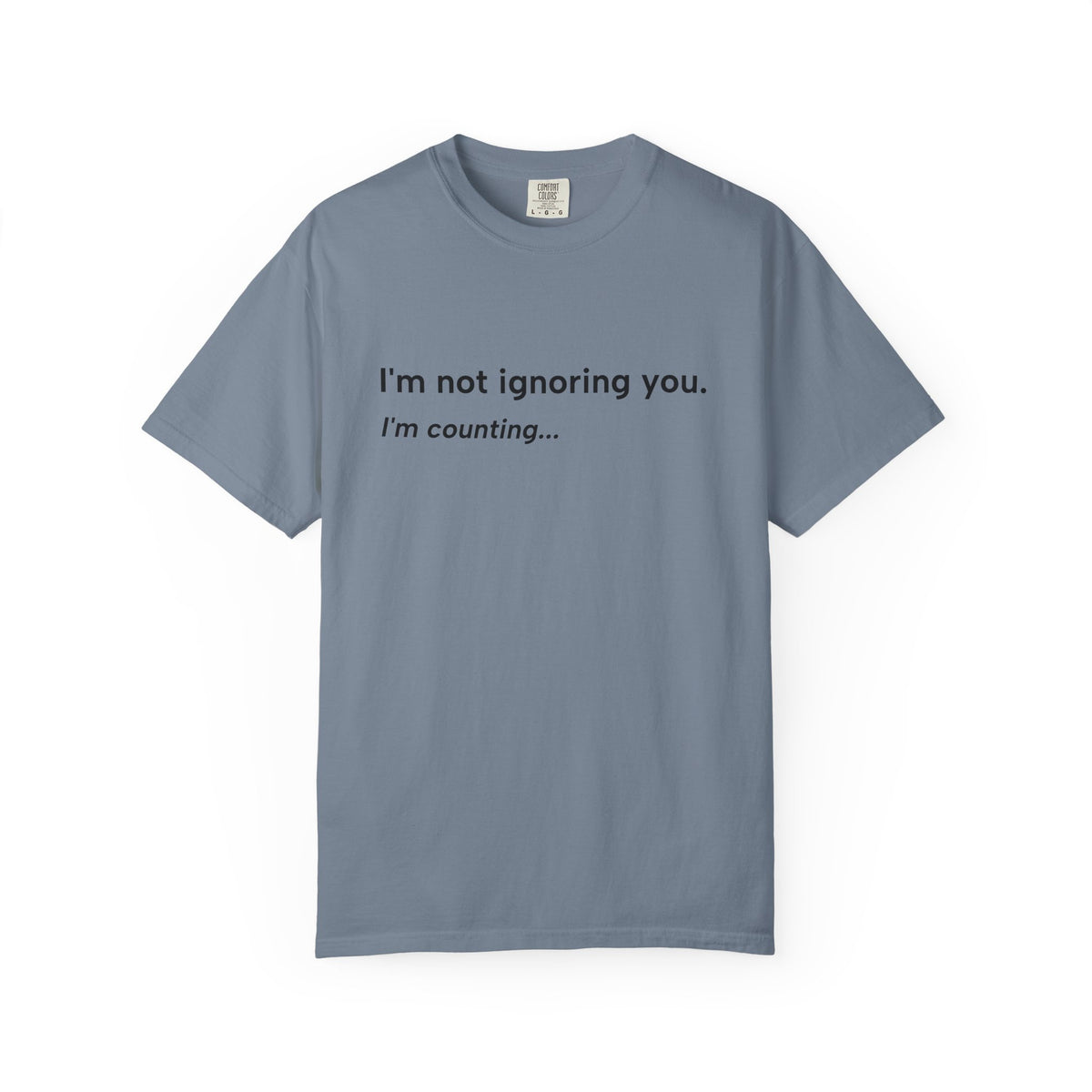 I'm Not Ignoring You, I'm Counting – Funny Musician T-Shirt