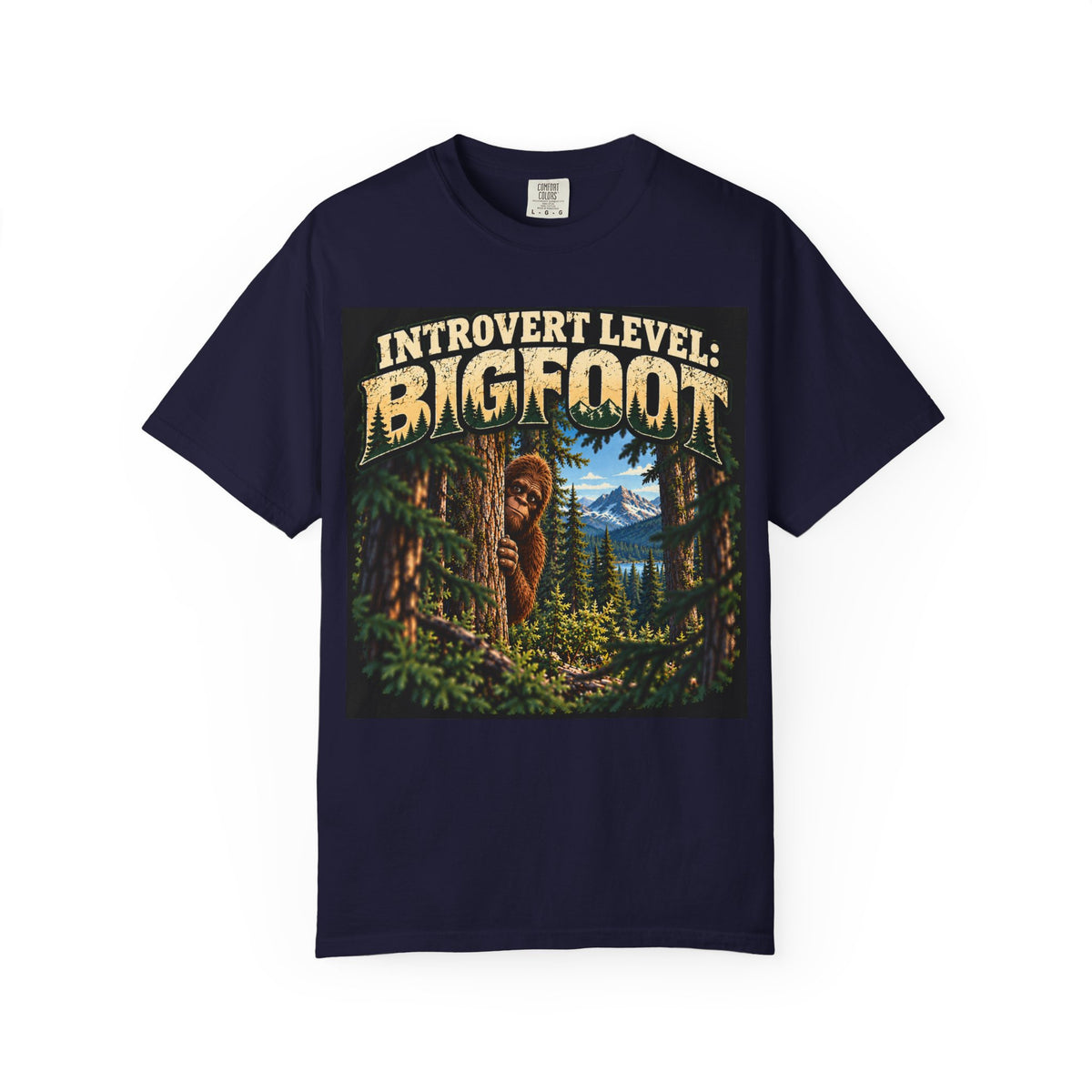 Introvert Level: Bigfoot – Funny Introvert Sasquatch T-Shirt