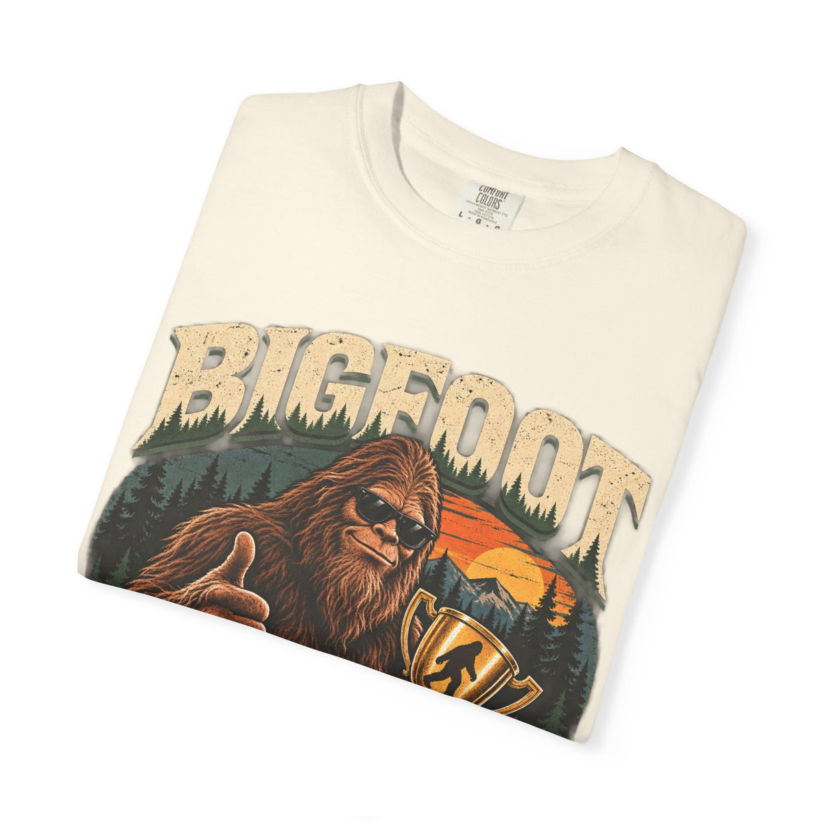 Bigfoot: Undefeated Hide-and-Seek Champion – Funny Sasquatch T-Shirt