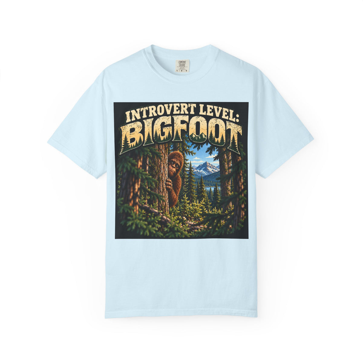 Introvert Level: Bigfoot – Funny Introvert Sasquatch T-Shirt