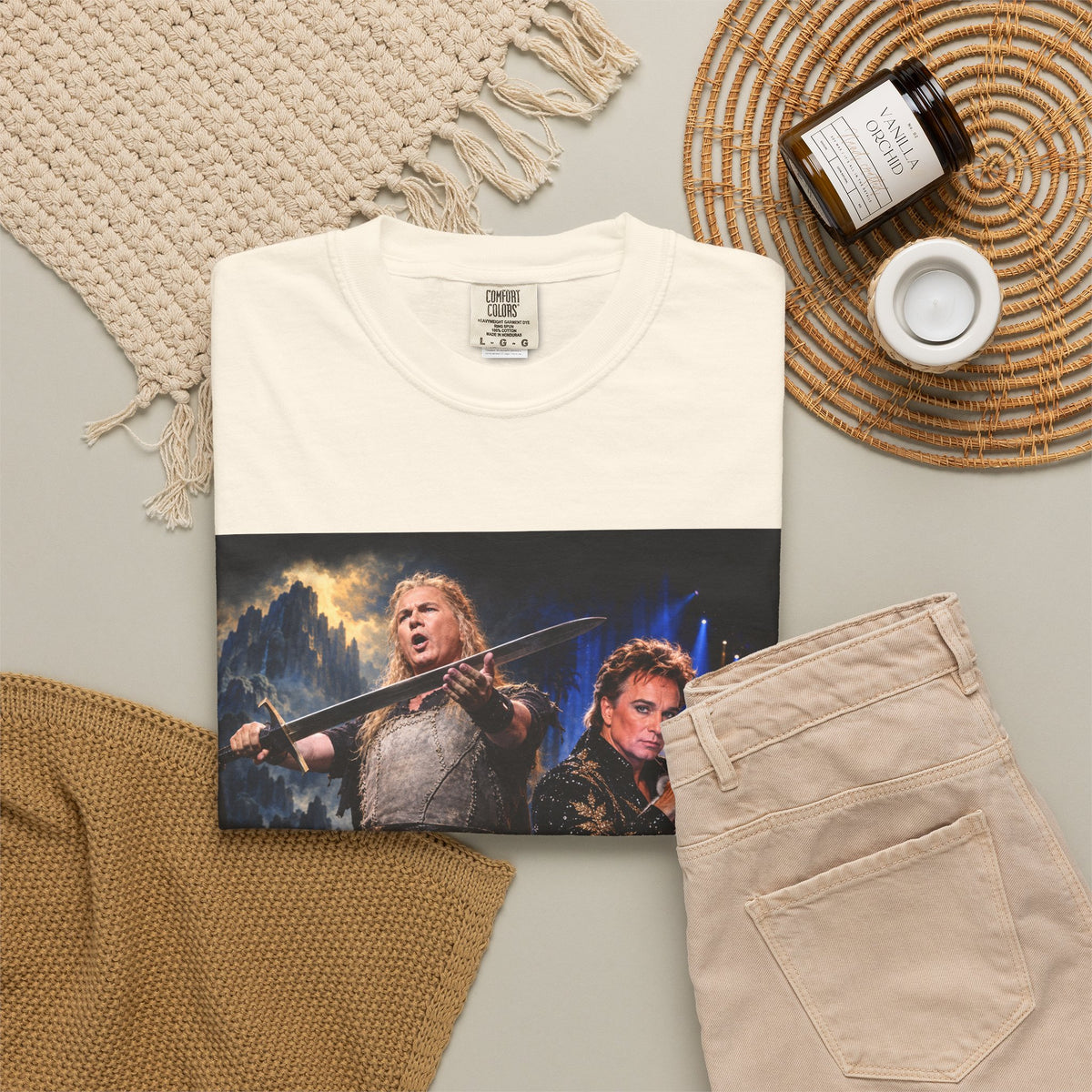 Siegfried & Roy – Funny Celebrity Mashup T-Shirt
