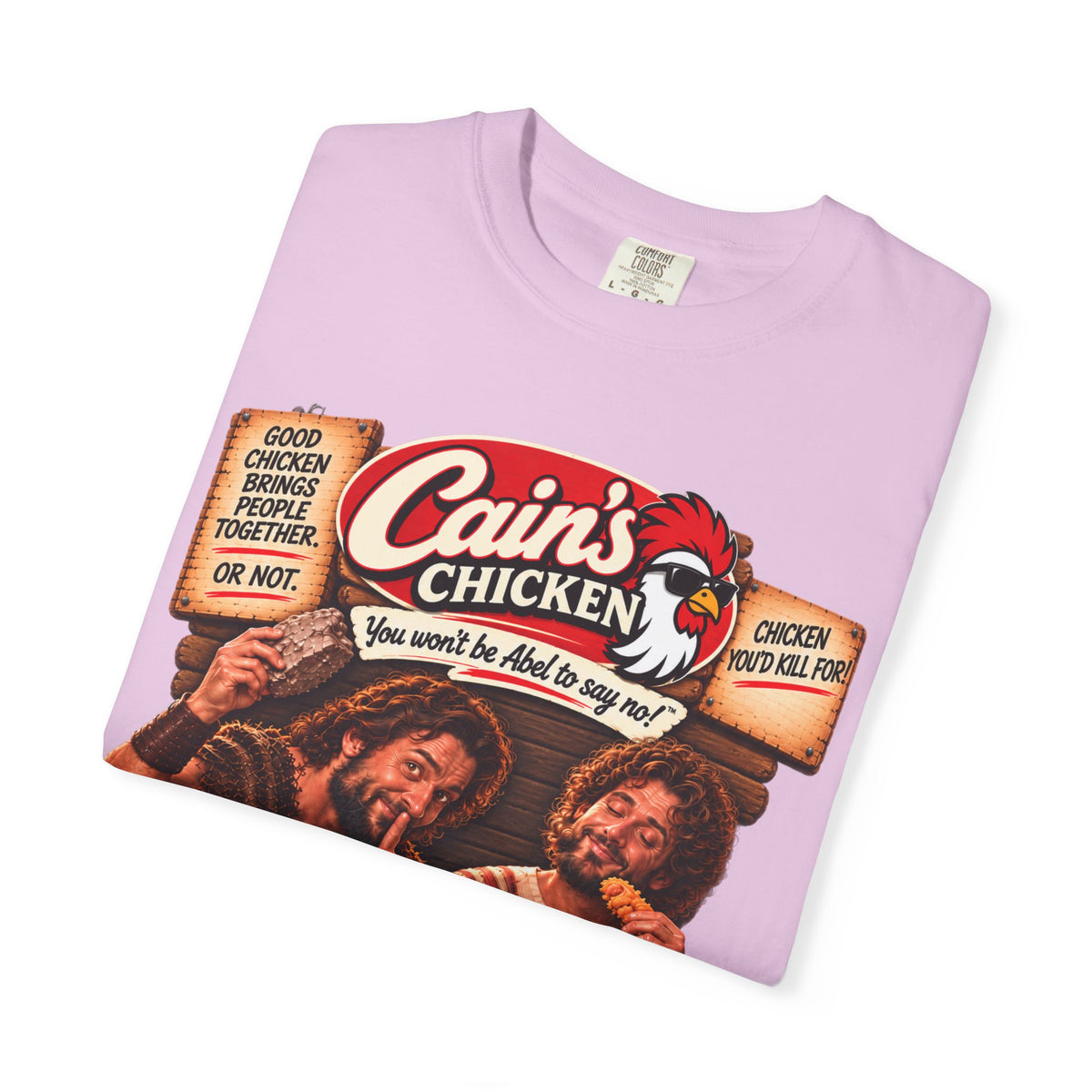 Cain's Chicken – You Won't Be Abel to Say No! Funny Biblical T-Shirt