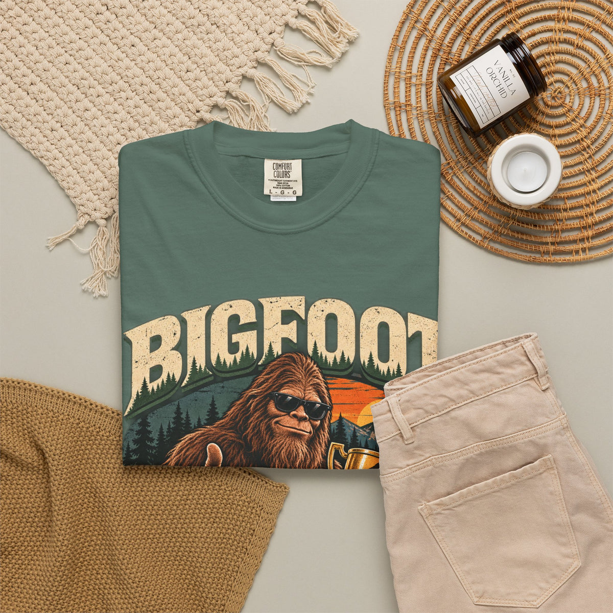 Bigfoot: Undefeated Hide-and-Seek Champion – Funny Sasquatch T-Shirt