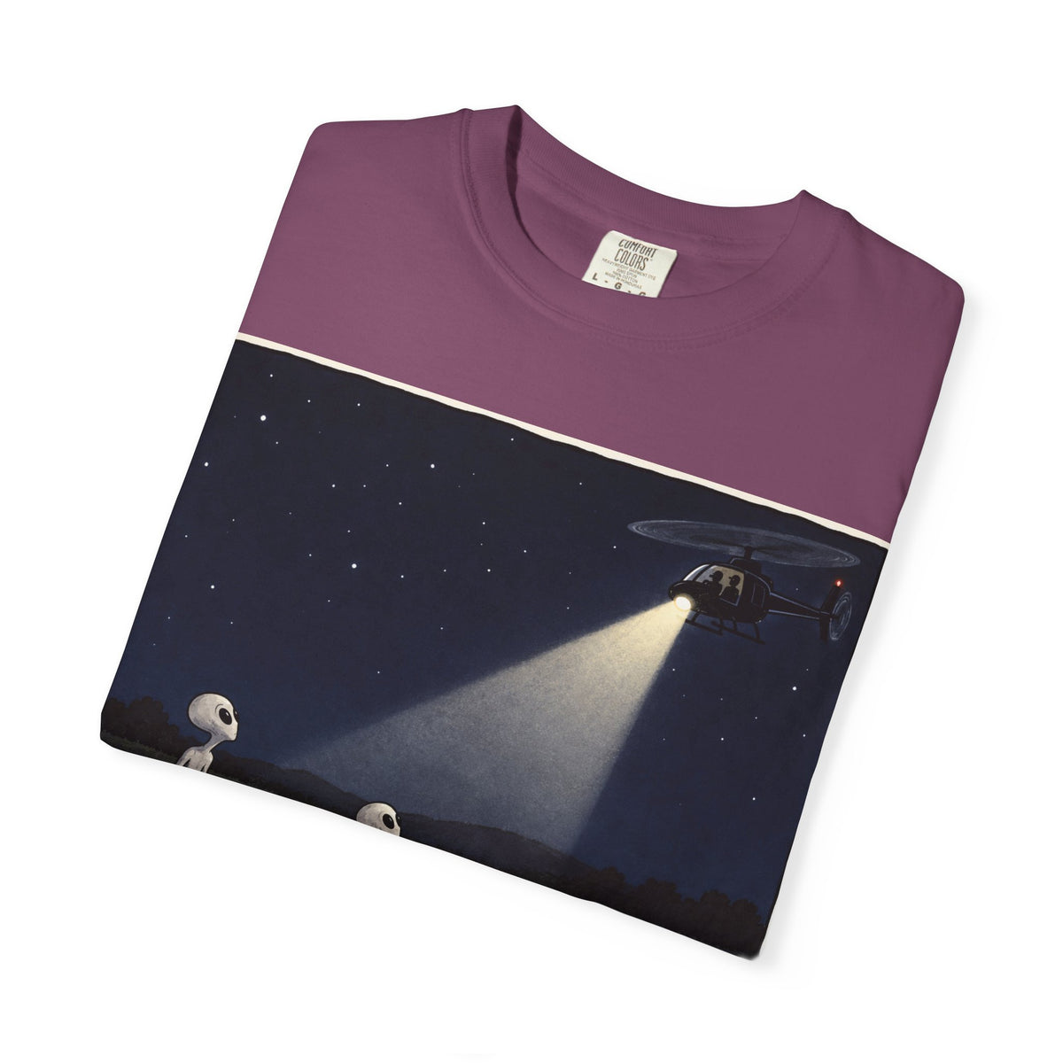 Caught Making Crop Circles – Funny Alien UFO Conspiracy T-Shirt