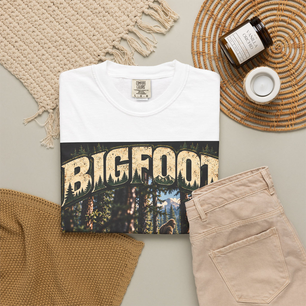 Bigfoot Woodland Graphic T-Shirt — "Terrible View. Would Not Recommend."