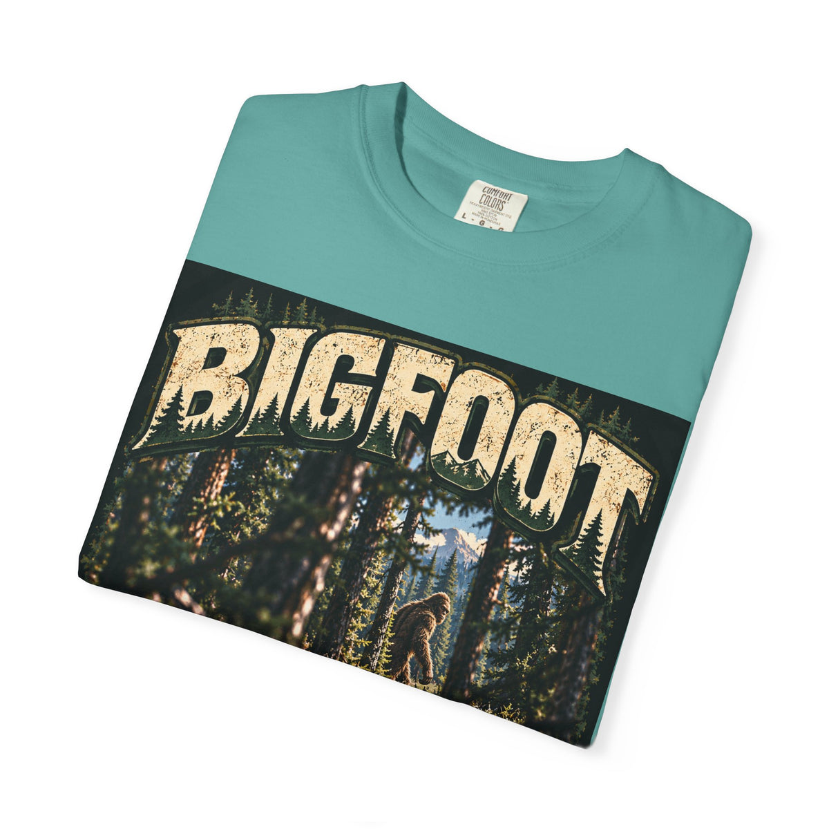 Bigfoot Woodland Graphic T-Shirt — "Terrible View. Would Not Recommend."