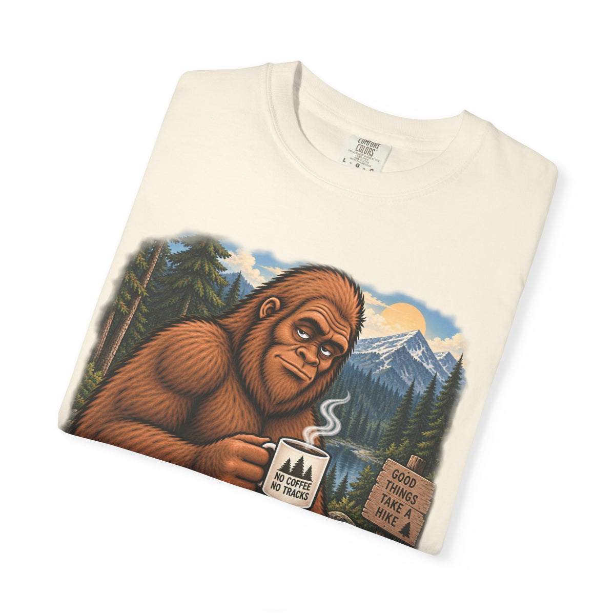 Without Coffee I'm a Little Hard to Find – Funny Bigfoot T-Shirt