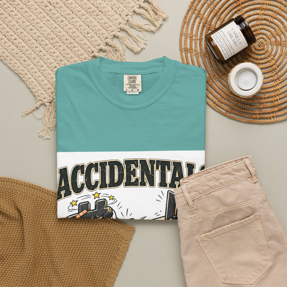 Accidentals Happen T-Shirt — Music Note Cartoon Graphic Tee