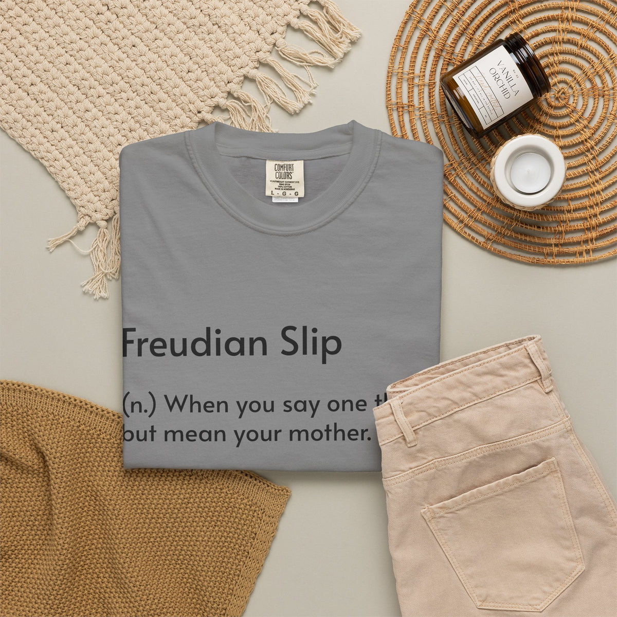 "Freudian Slip" Definition Shirt: Funny Psychology Quote Tee