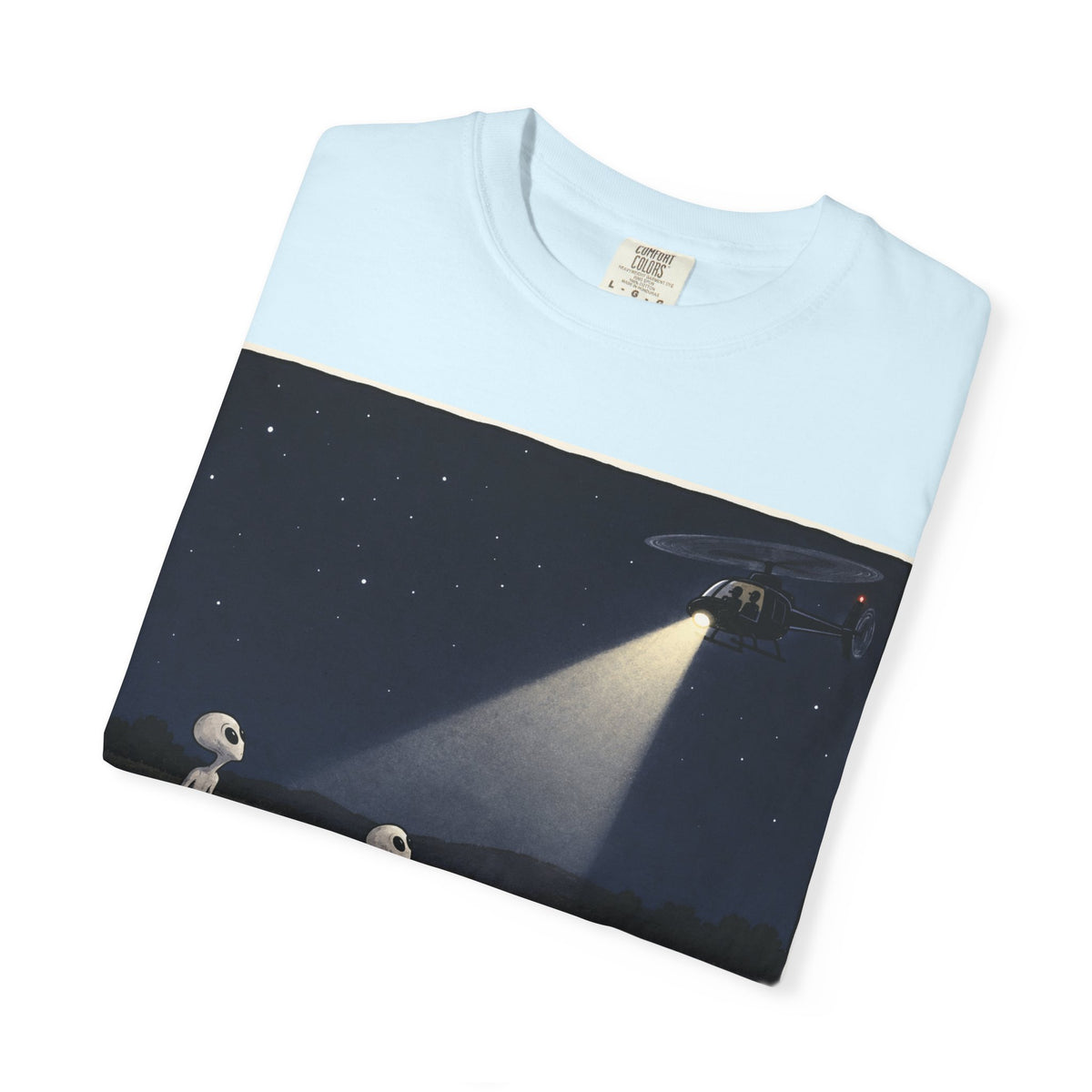 Caught Making Crop Circles – Funny Alien UFO Conspiracy T-Shirt