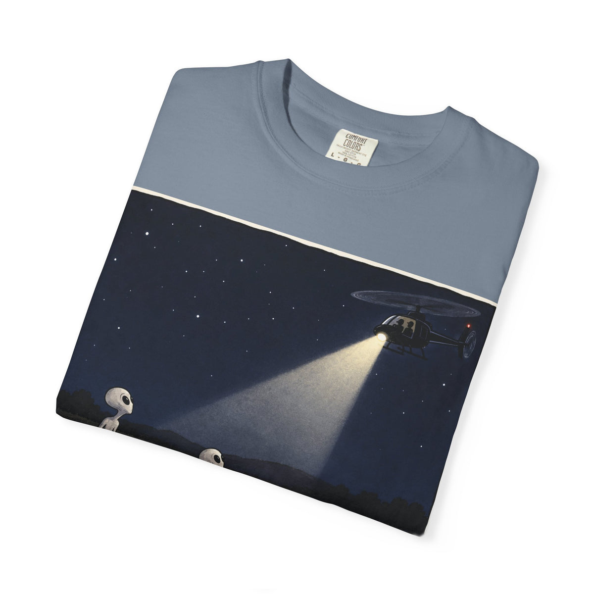 Caught Making Crop Circles – Funny Alien UFO Conspiracy T-Shirt