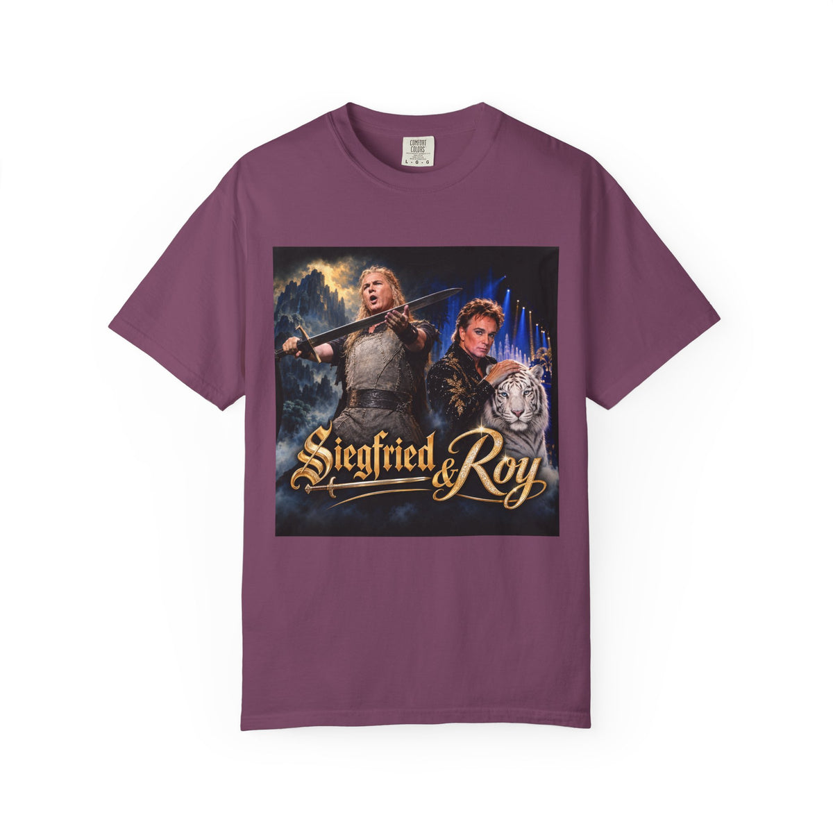 Siegfried & Roy – Funny Celebrity Mashup T-Shirt