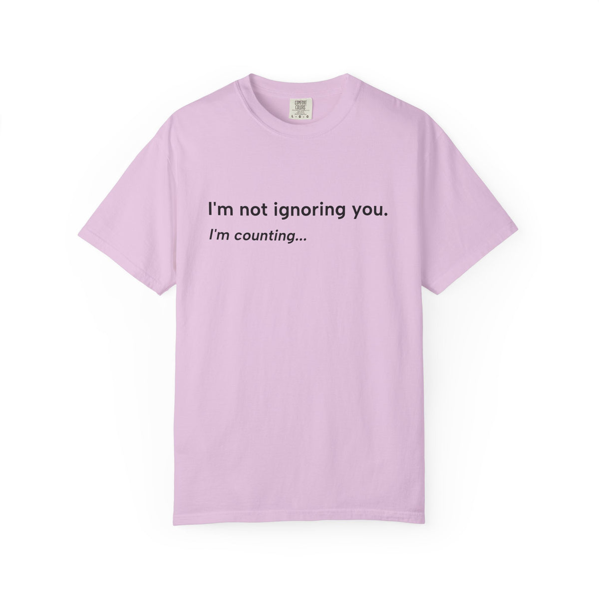 I'm Not Ignoring You, I'm Counting – Funny Musician T-Shirt