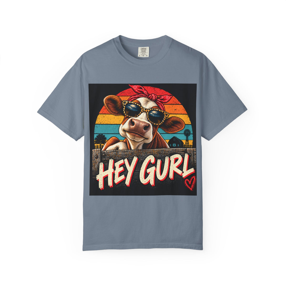 Hey Gurl – Funny Cow T-Shirt