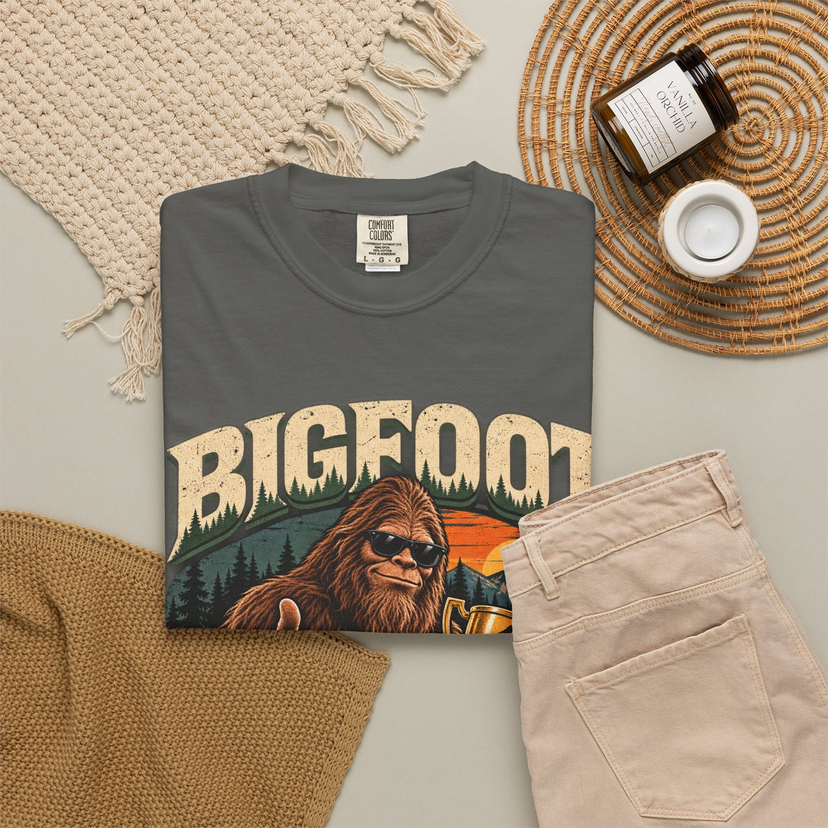 Bigfoot: Undefeated Hide-and-Seek Champion – Funny Sasquatch T-Shirt