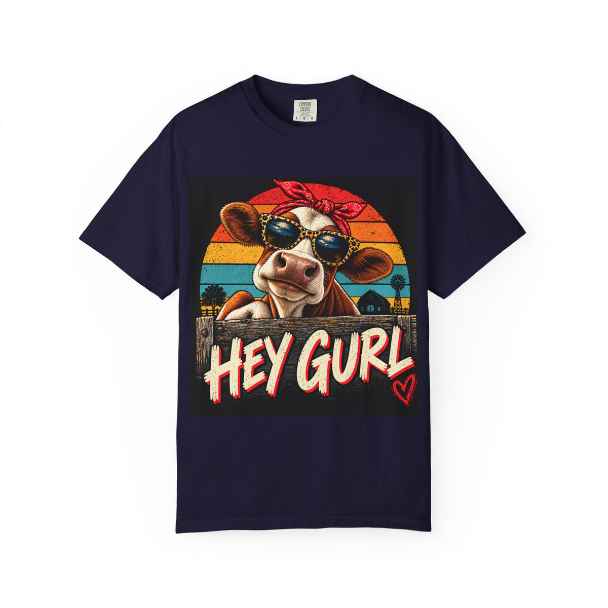 Hey Gurl – Funny Cow T-Shirt