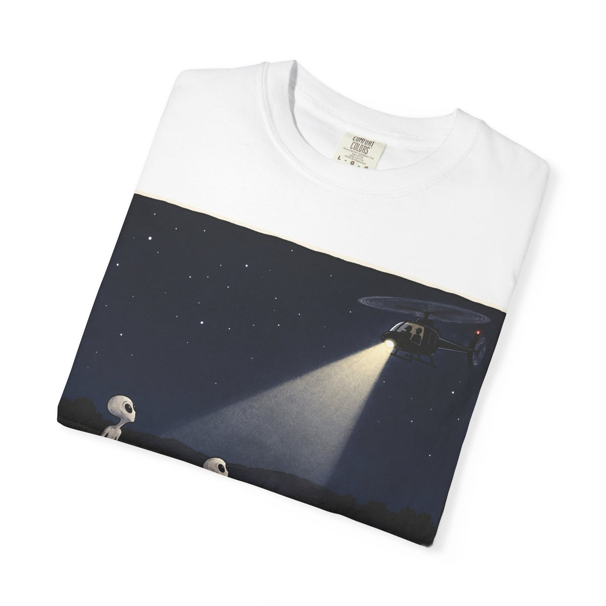 Caught Making Crop Circles – Funny Alien UFO Conspiracy T-Shirt