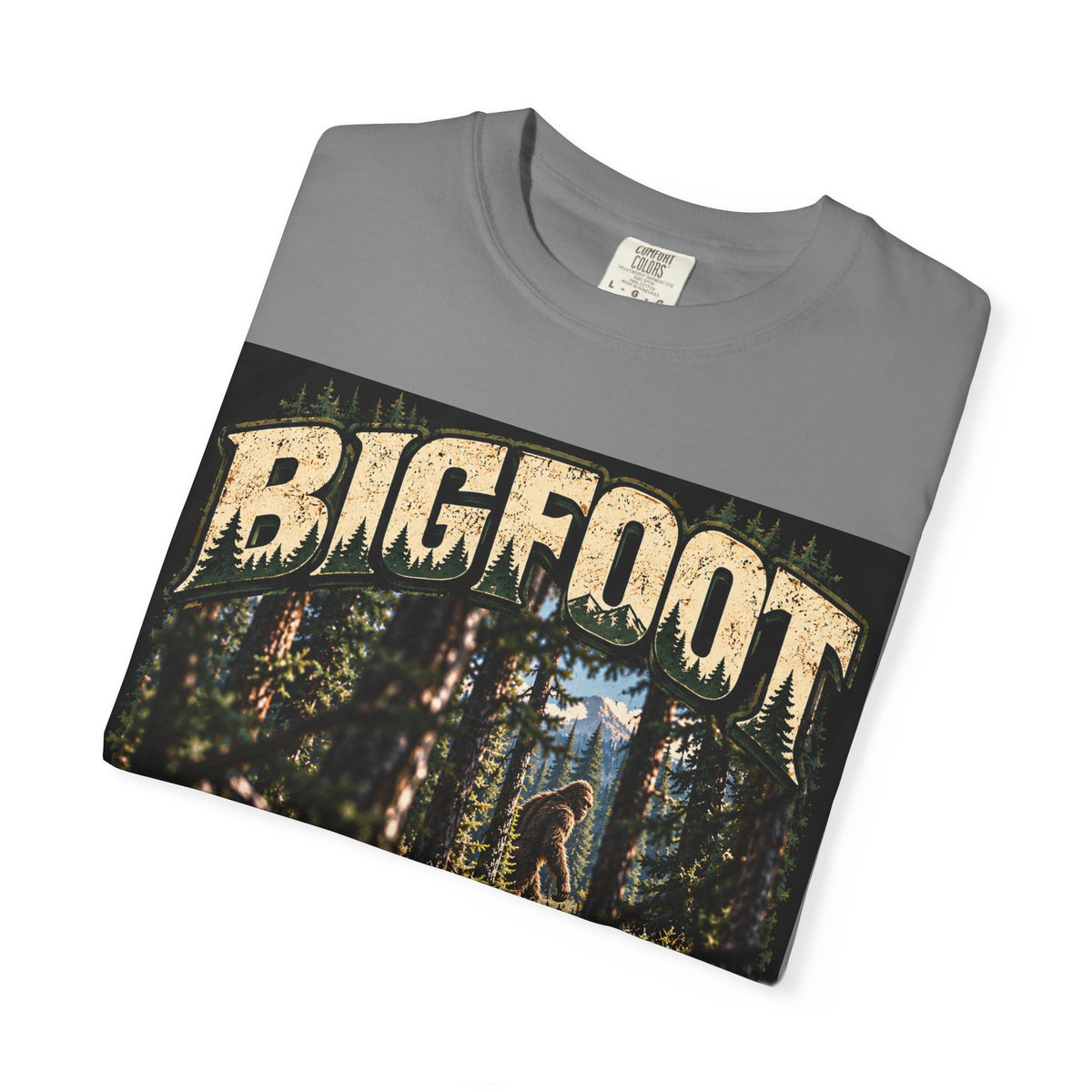 Bigfoot Woodland Graphic T-Shirt — "Terrible View. Would Not Recommend."