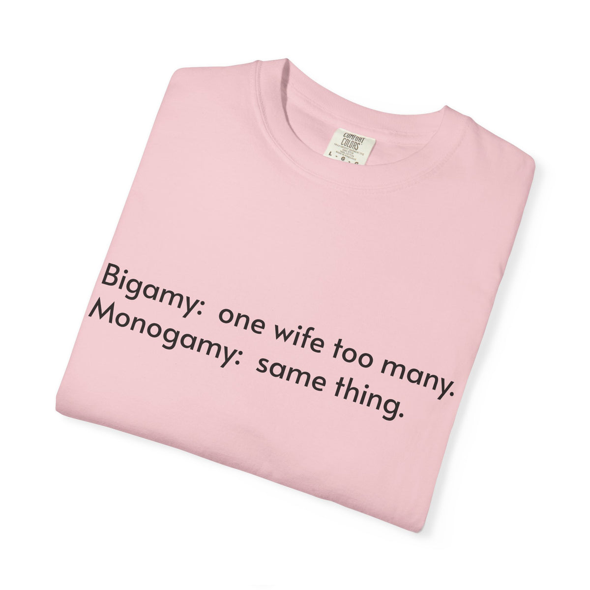 Bigamy & Monogamy – Funny Marriage T-Shirt