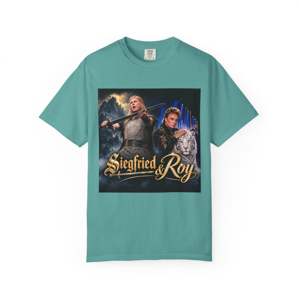 Siegfried & Roy – Funny Celebrity Mashup T-Shirt