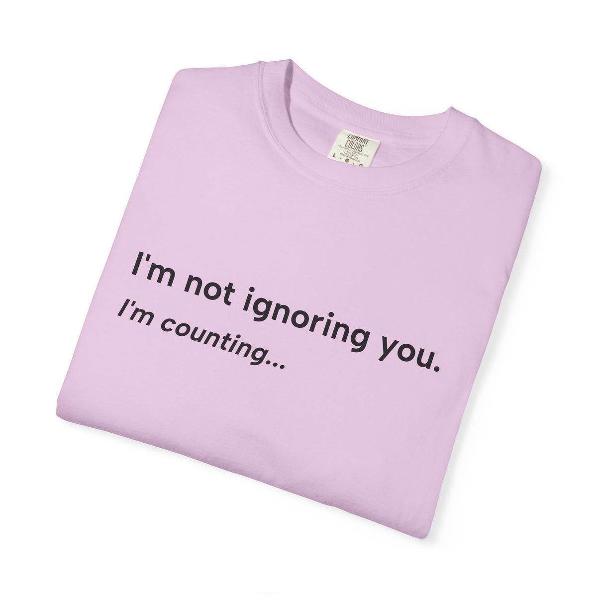 I'm Not Ignoring You, I'm Counting – Funny Musician T-Shirt