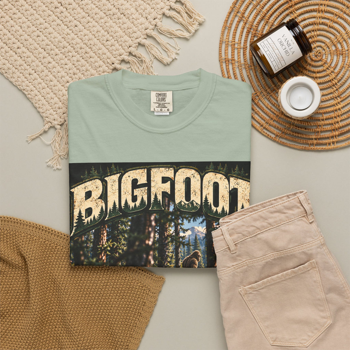 Bigfoot Woodland Graphic T-Shirt — "Terrible View. Would Not Recommend."