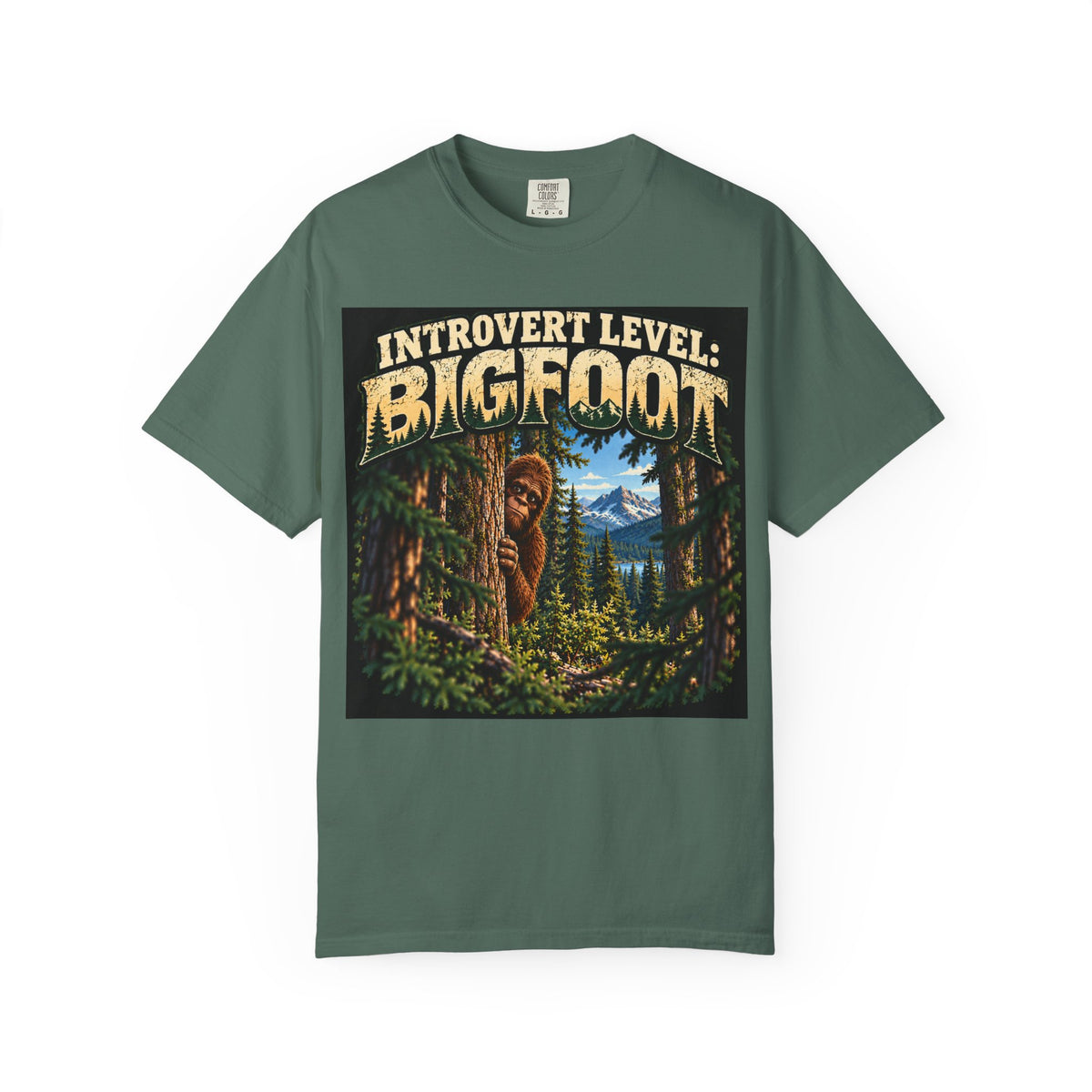 Introvert Level: Bigfoot – Funny Introvert Sasquatch T-Shirt