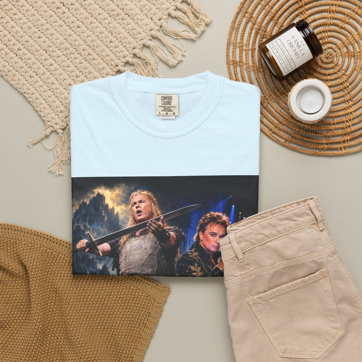 Siegfried & Roy – Funny Celebrity Mashup T-Shirt