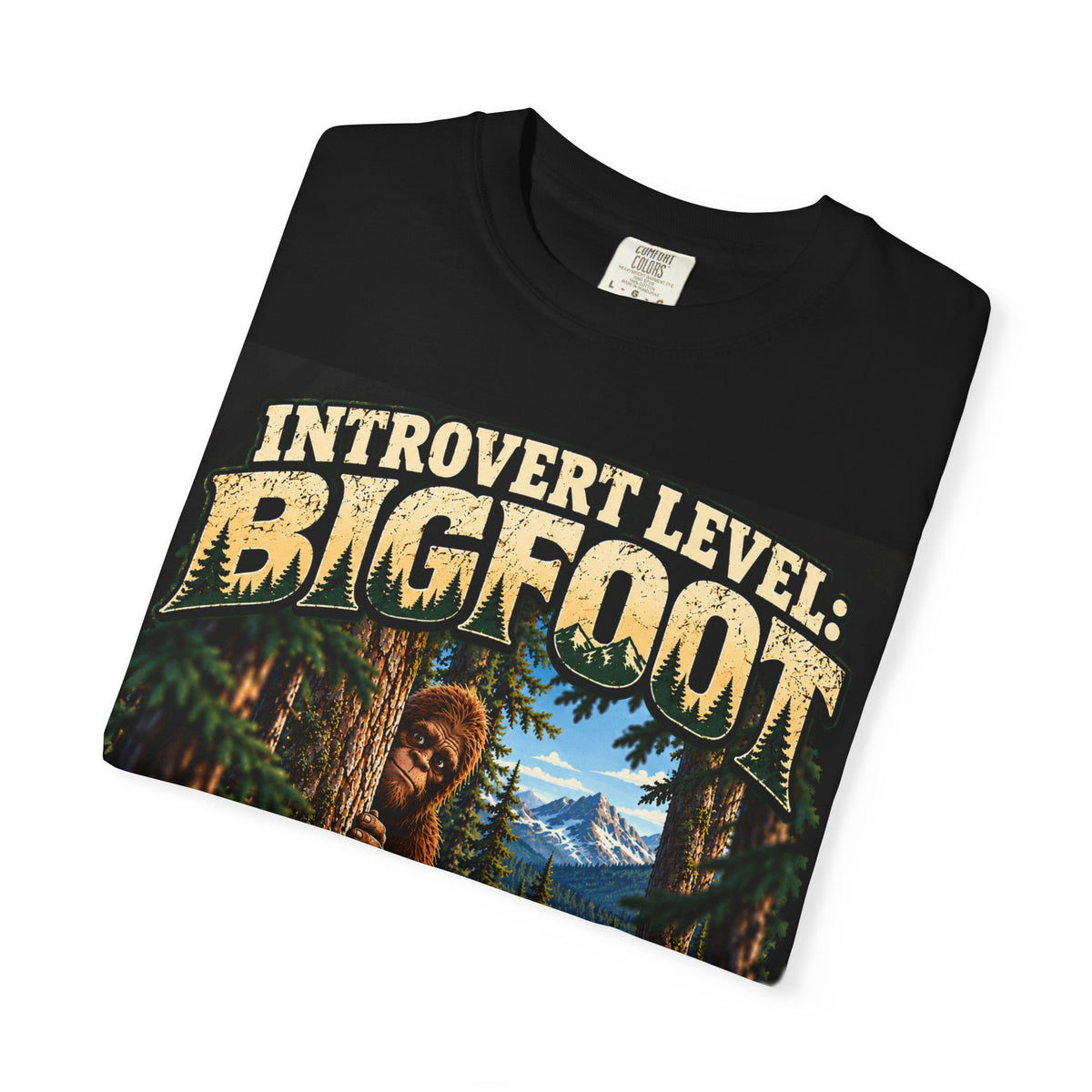 Introvert Level: Bigfoot – Funny Introvert Sasquatch T-Shirt