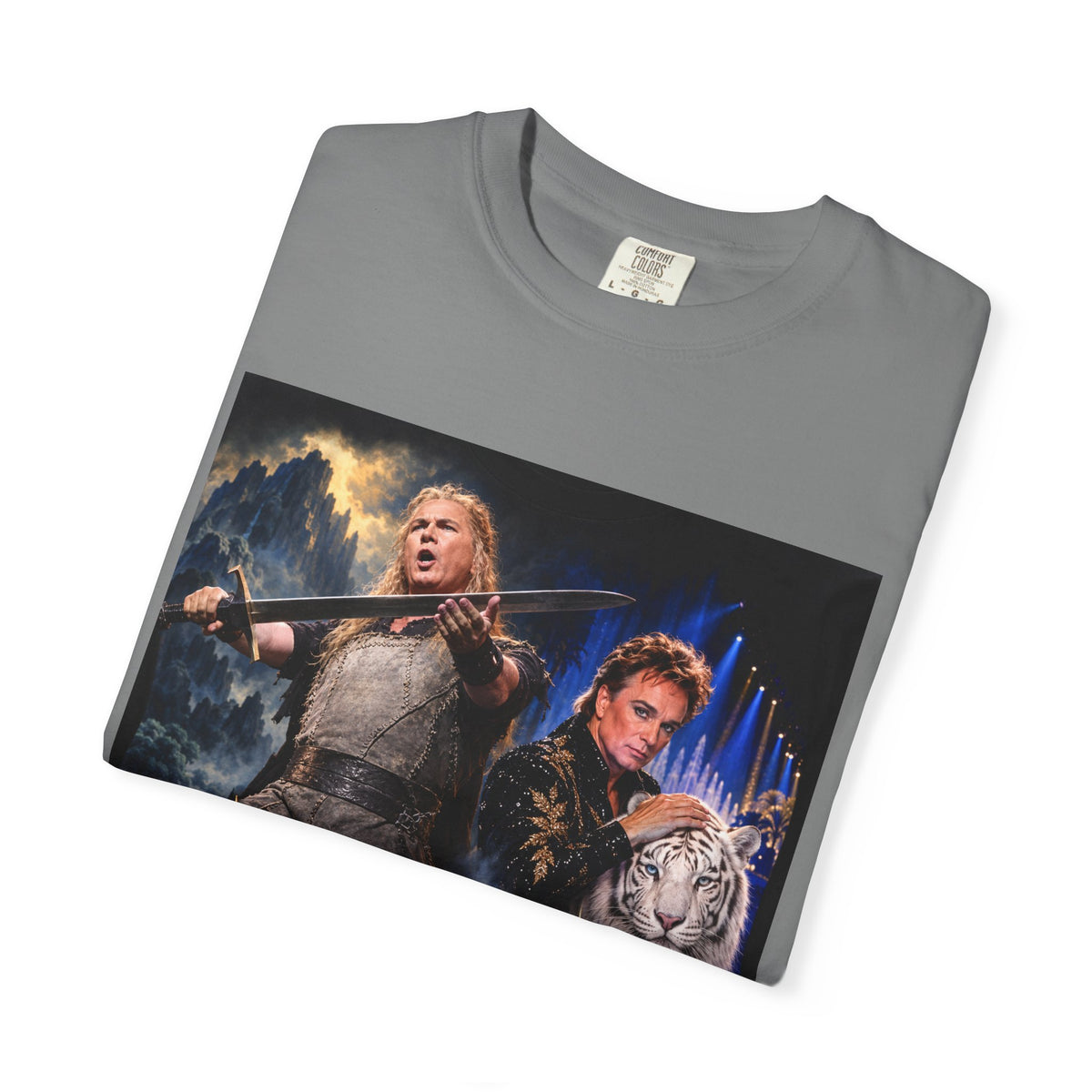 Siegfried & Roy – Funny Celebrity Mashup T-Shirt