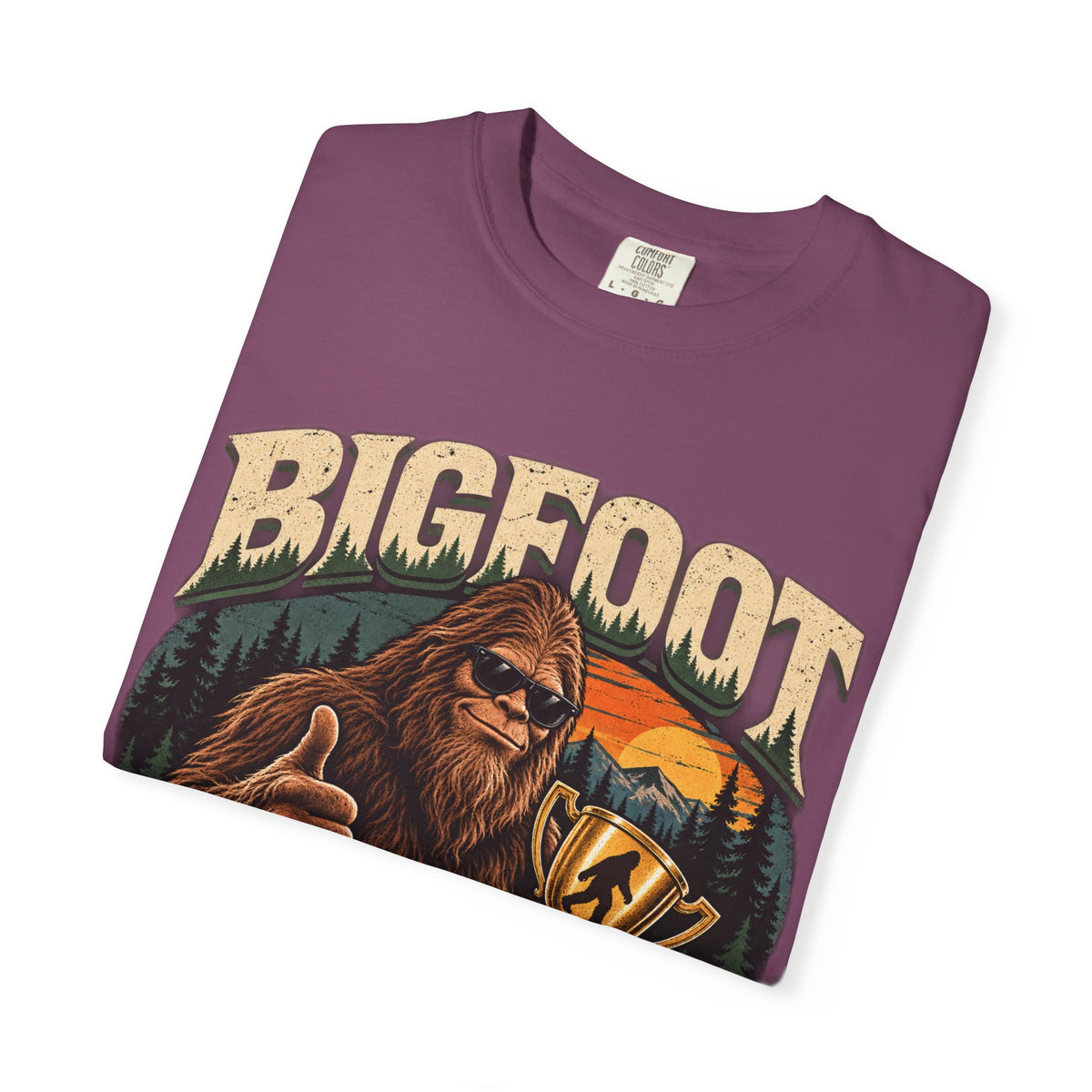 Bigfoot: Undefeated Hide-and-Seek Champion – Funny Sasquatch T-Shirt