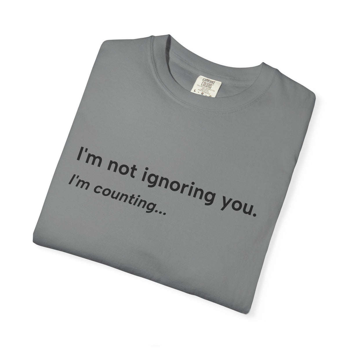 I'm Not Ignoring You, I'm Counting – Funny Musician T-Shirt