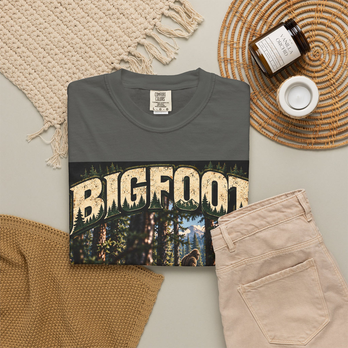 Bigfoot Woodland Graphic T-Shirt — "Terrible View. Would Not Recommend."