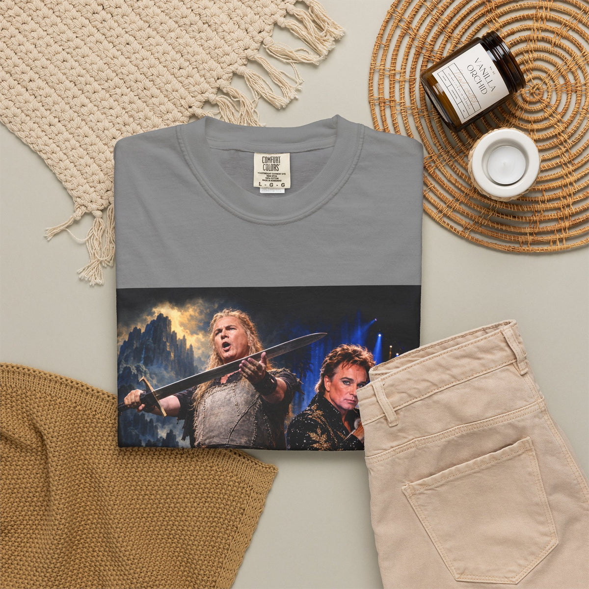 Siegfried & Roy – Funny Celebrity Mashup T-Shirt