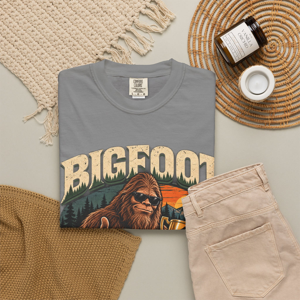 Bigfoot: Undefeated Hide-and-Seek Champion – Funny Sasquatch T-Shirt