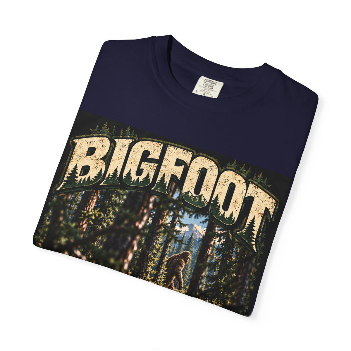 Bigfoot Woodland Graphic T-Shirt — "Terrible View. Would Not Recommend."