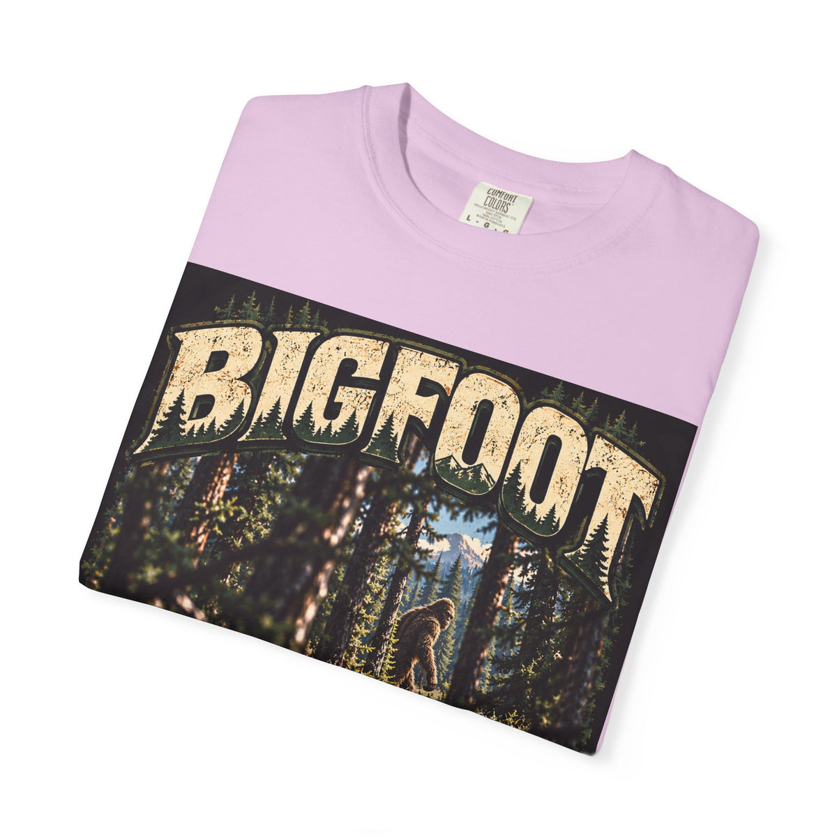 Bigfoot Woodland Graphic T-Shirt — "Terrible View. Would Not Recommend."
