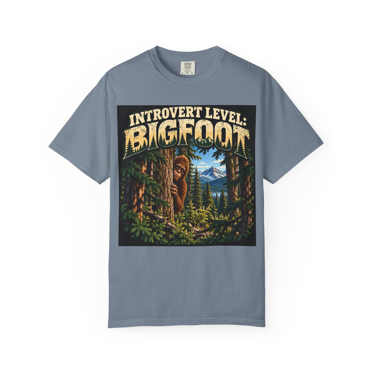 Introvert Level: Bigfoot – Funny Introvert Sasquatch T-Shirt