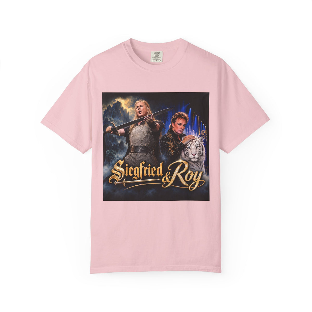 Siegfried & Roy – Funny Celebrity Mashup T-Shirt