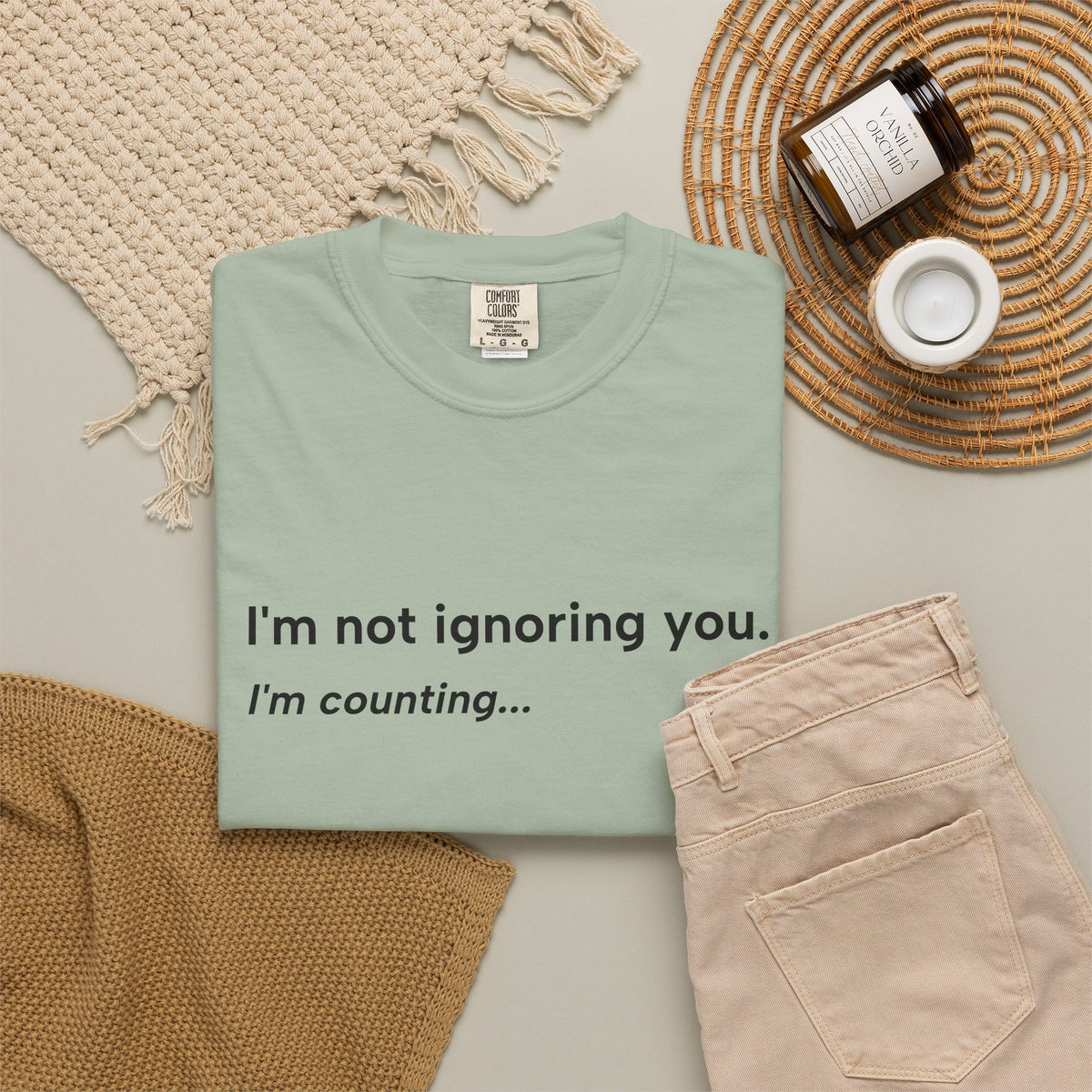 I'm Not Ignoring You, I'm Counting – Funny Musician T-Shirt