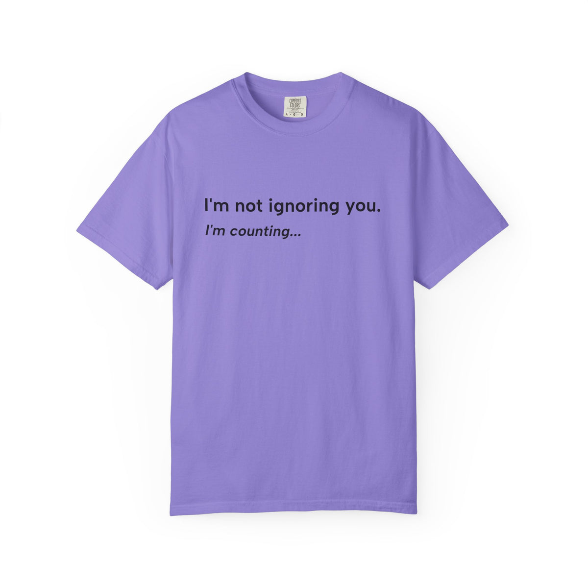 I'm Not Ignoring You, I'm Counting – Funny Musician T-Shirt