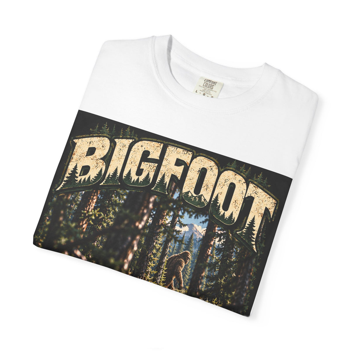 Bigfoot Woodland Graphic T-Shirt — "Terrible View. Would Not Recommend."
