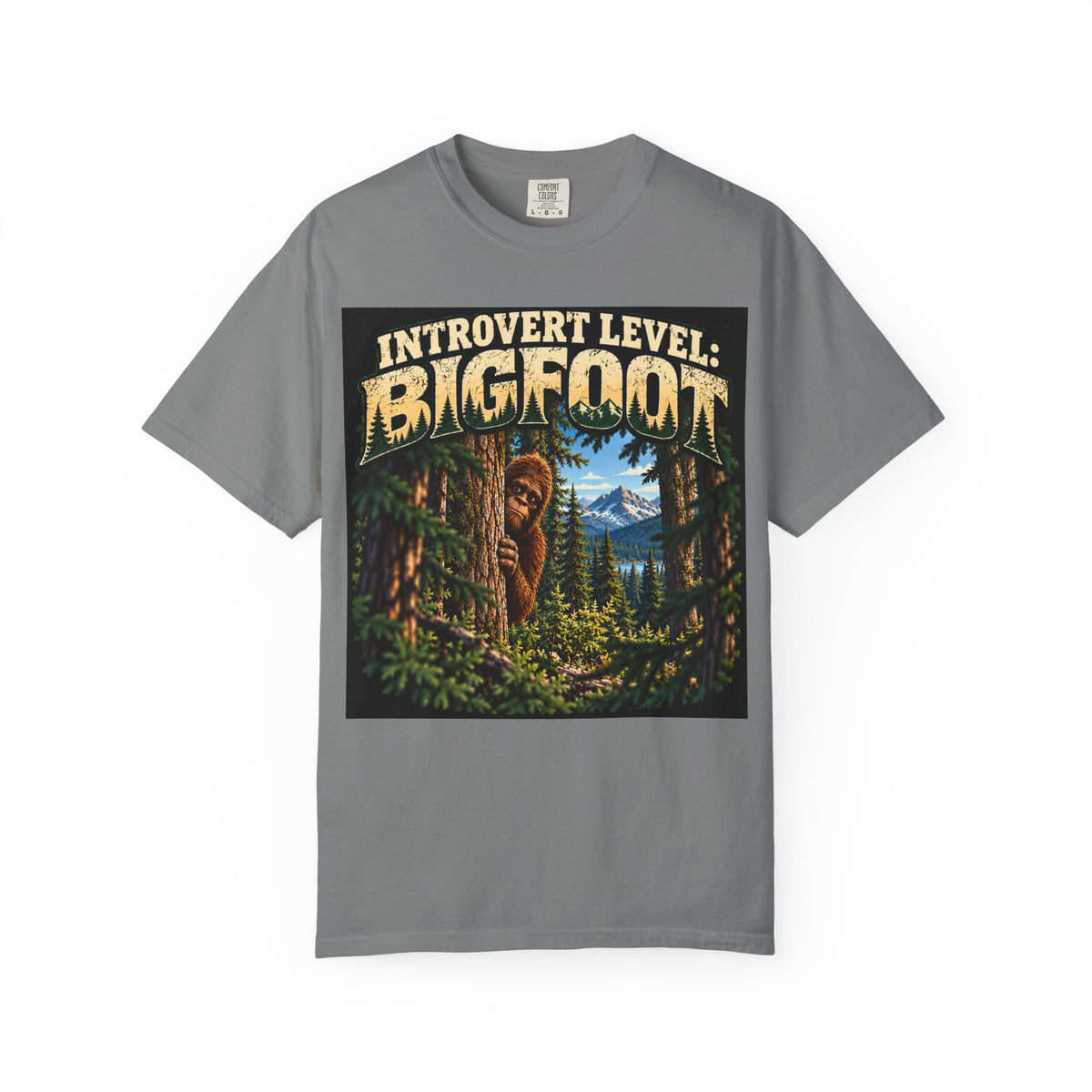 Introvert Level: Bigfoot – Funny Introvert Sasquatch T-Shirt